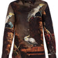De Menagerie Print Long Sleeve Shirt for Women