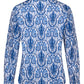 Timeless Delfts Blue Paisley inspired Long Sleeve Shirt for Women