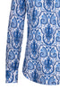 Timeless Delfts Blue Paisley inspired Long Sleeve Shirt for Women