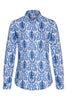 Timeless Delfts Blue Paisley inspired Long Sleeve Shirt for Women