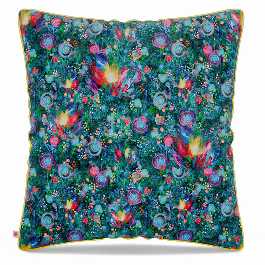 Festive Flowers Ton Schulten inspired Pillow