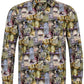Victor Horta's Architecture inspired Long Sleeve Men's Shirt