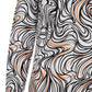 Lines of Expression Print Long Sleeve Shirt for Women