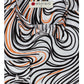 Lines of Expression Print Long Sleeve Shirt for Men