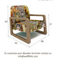 Alphonse Mucha Wooden Armchair