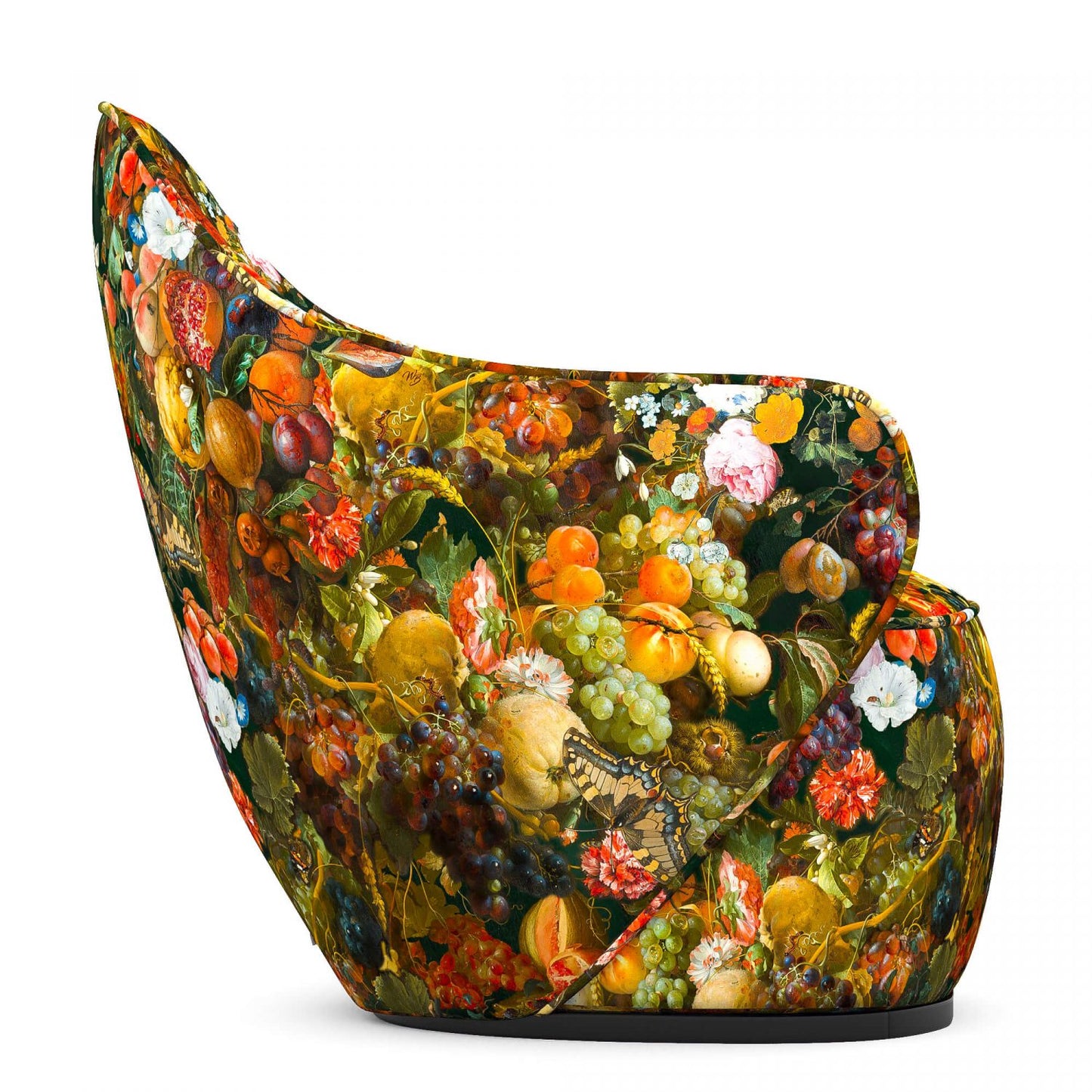 Garland of fruits and flowers hug armchair - Wolff Blitz