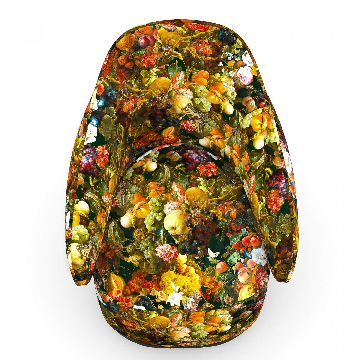 Garland of fruits and flowers hug armchair Wolff Blitz