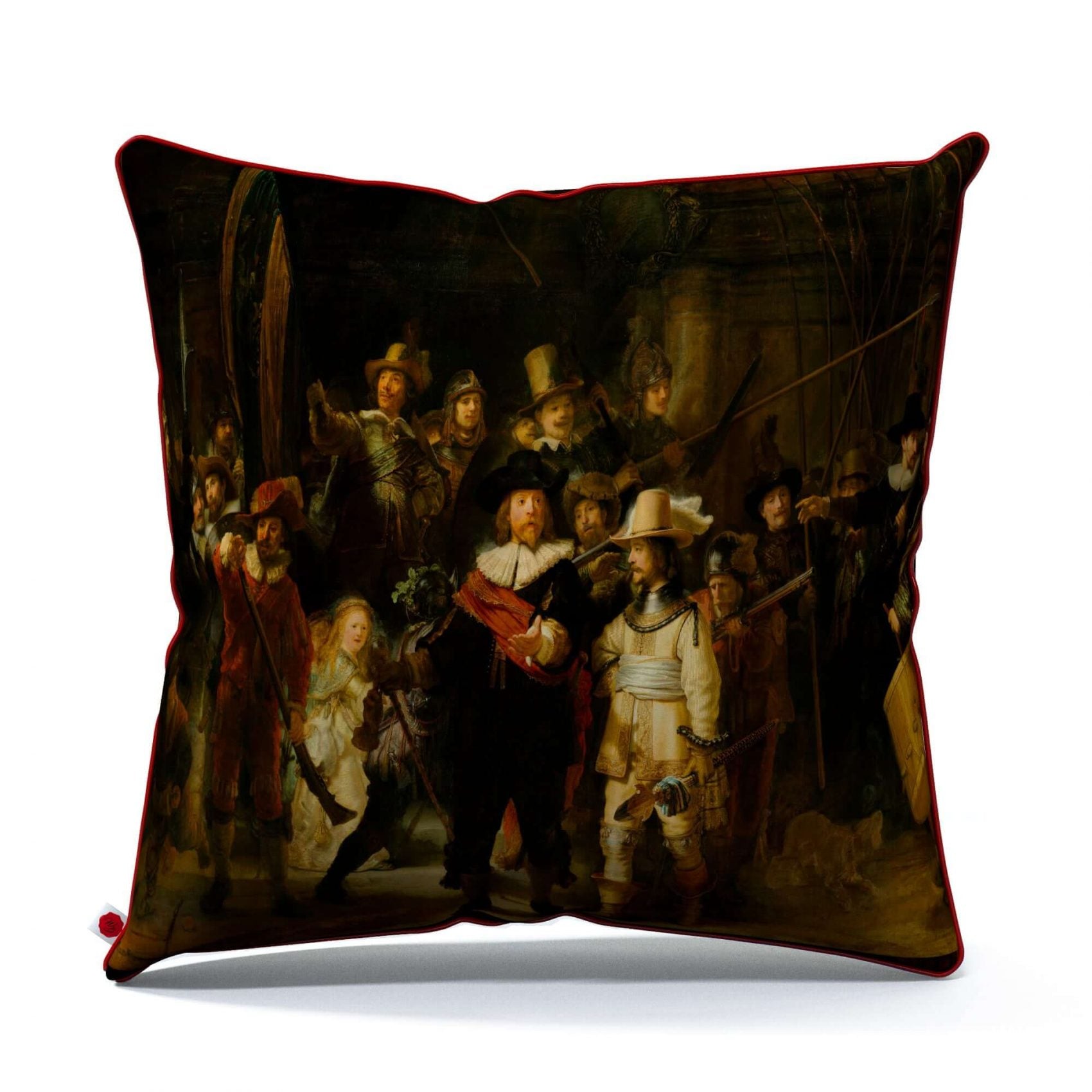 Rembrandt Night Watch pillow 50 x 50 cm
