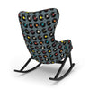 Vintage vinly Rocking chair / Wolff Blitz