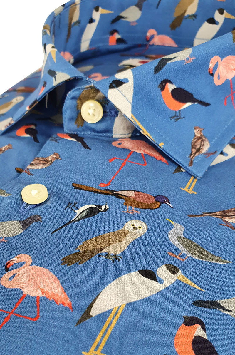 Bird shirt mens cheap button up