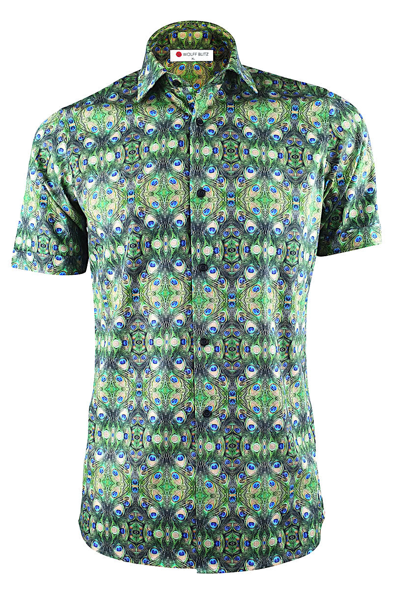 Proud Peacock Short Short Sleeve