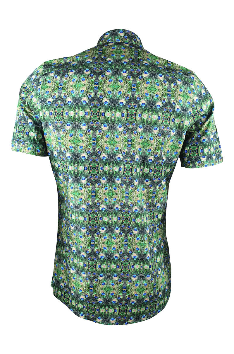 Proud Peacock Short Short Sleeve