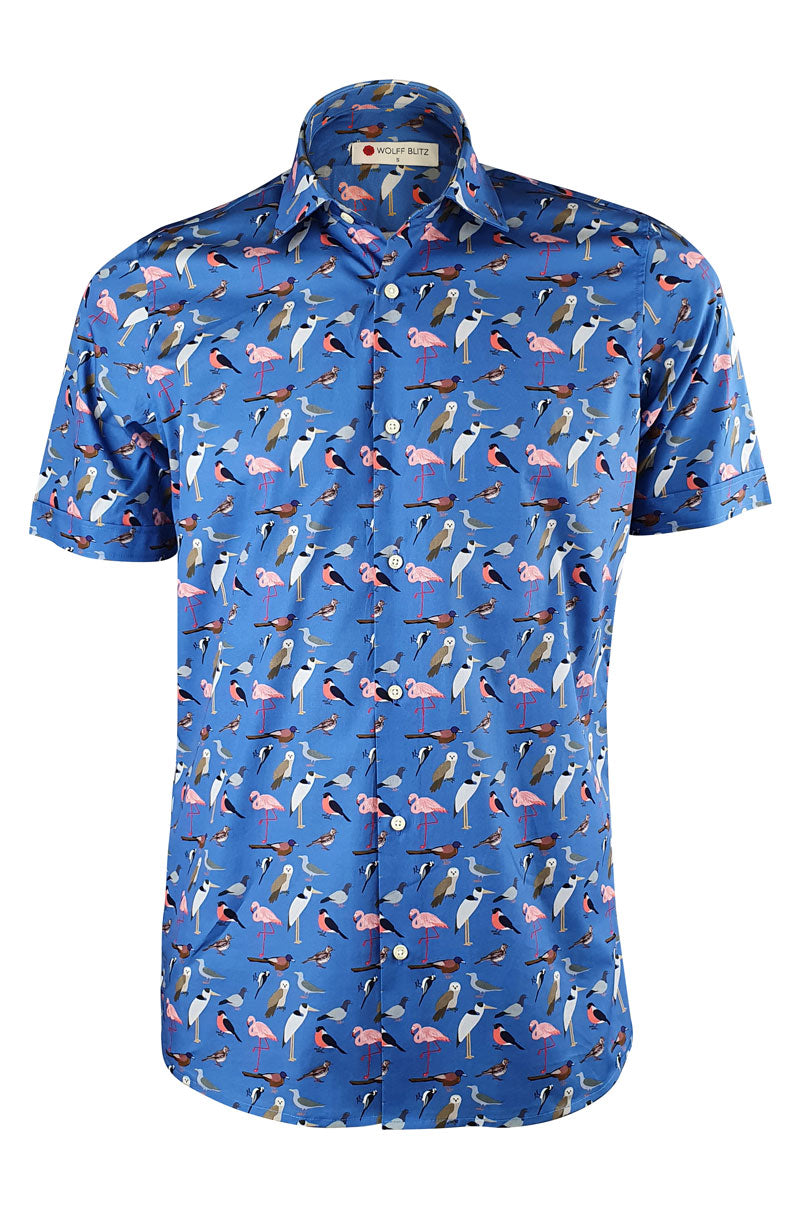 Family Of Birds Short Short Sleeve