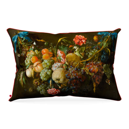 Festoon of fruits and flowers pillow 65 x 45 cm