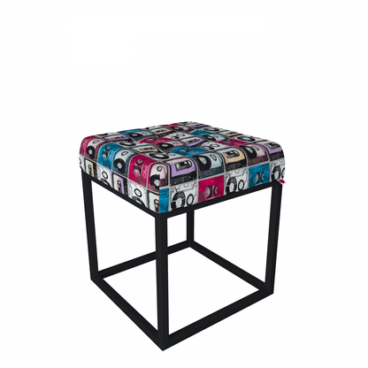 Cube pouf - Cassette - Wolff Blitz