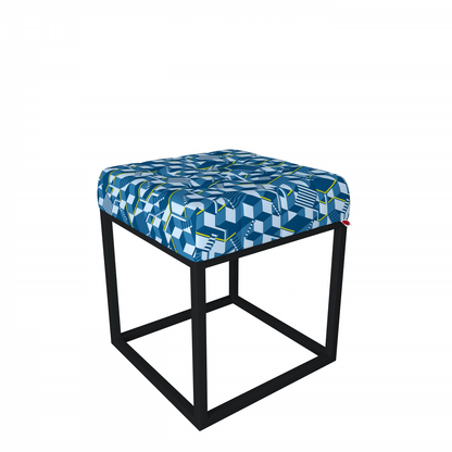Cube pouf - Escher Wolff Blitz