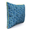 Blue abstract pillow  Wolff Blitz