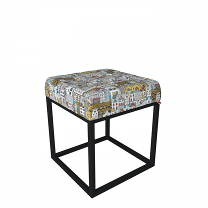 Cube pouf - Houses Rotterdam - Wolff Blitz