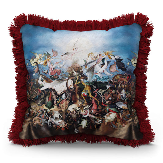 The Fall of the rebel angels pillow Wolff Blitz