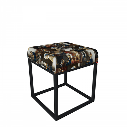 Cube pouf - Vermeer Wolff Blitz