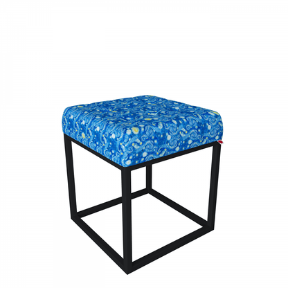 Cube pouf - Starry nights Gogh Wolff Blitz