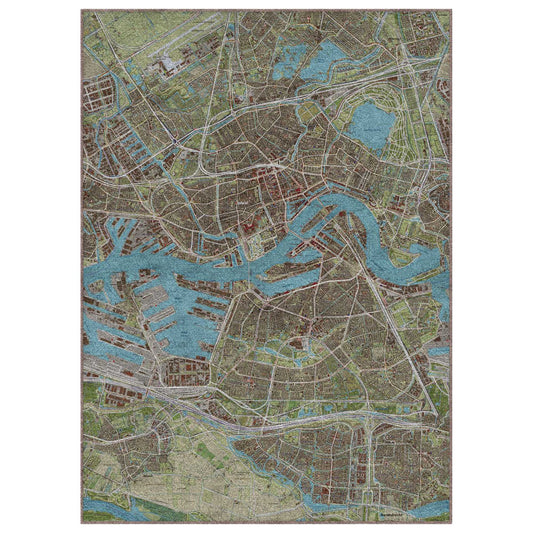 Rotterdam map carpet