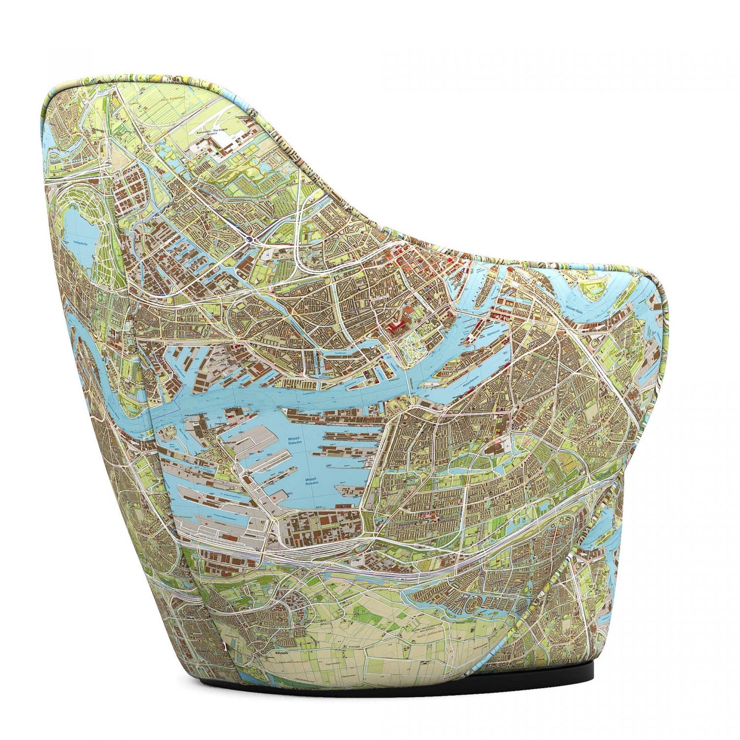 Rotterdam Map hug armchairs