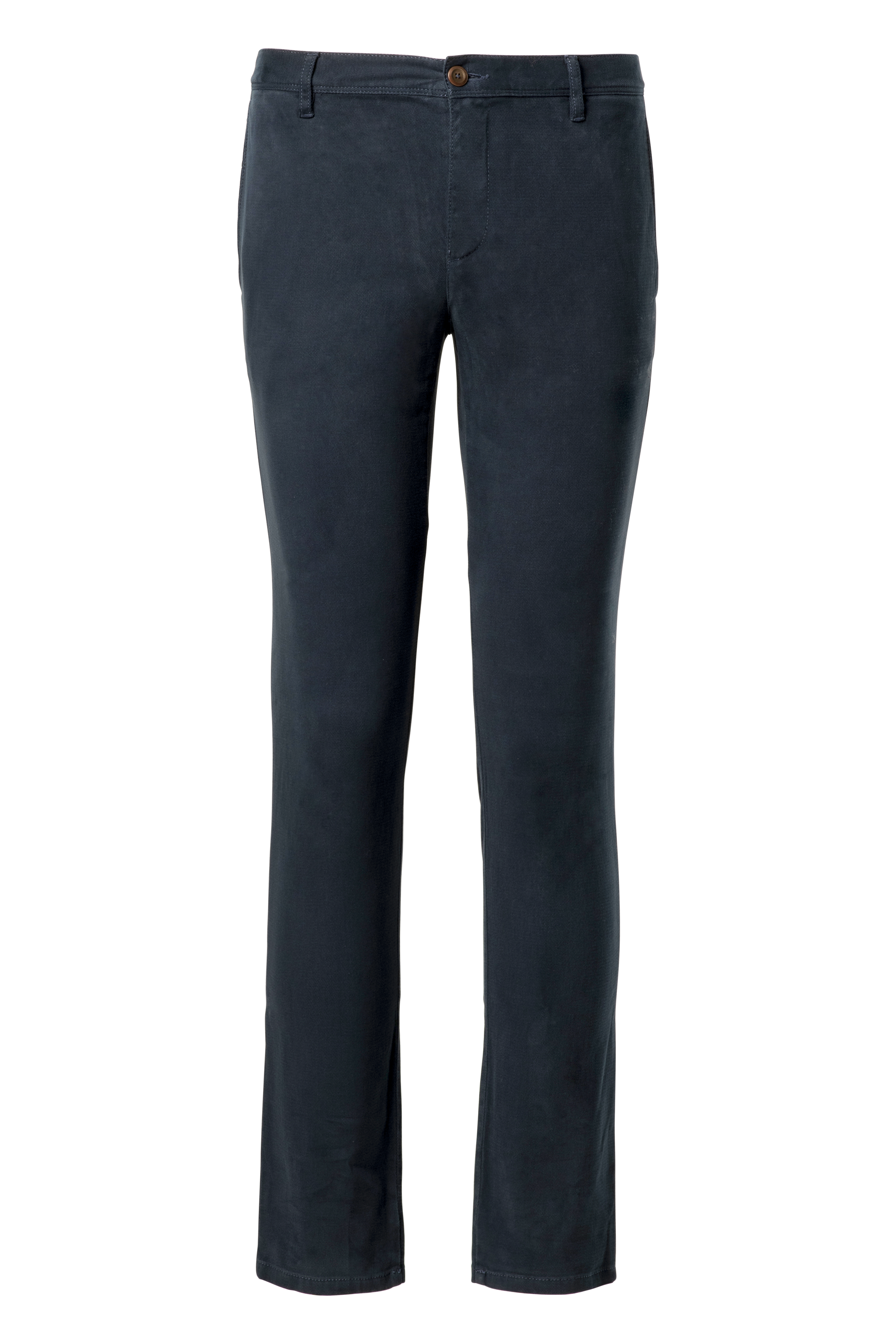 Alberto Trousers (Navy Blue Chino) Soft Tencel ROB