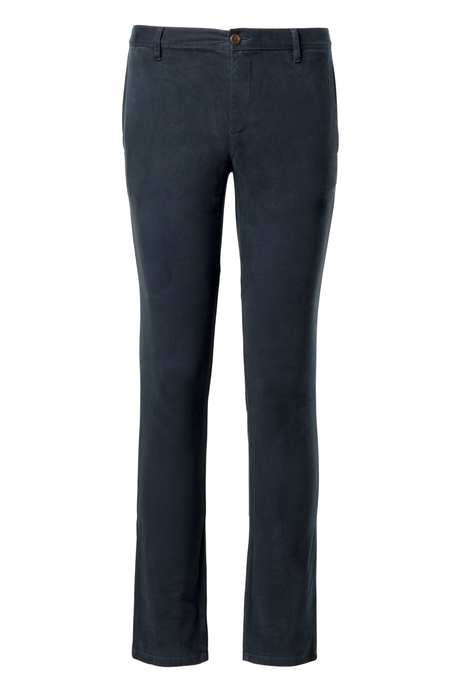 Alberto Trousers (Navy Blue Chino) Soft Tencel ROB