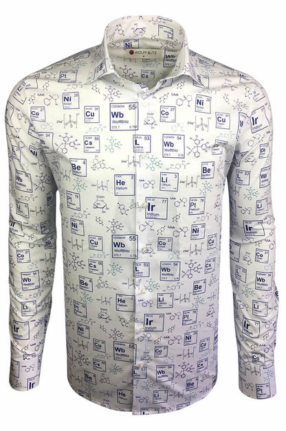 chemistry dress shirt Chemistry Set Hexagon Button Up Shirt