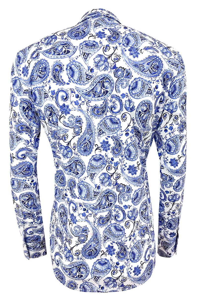  Blue Paisley Ladies