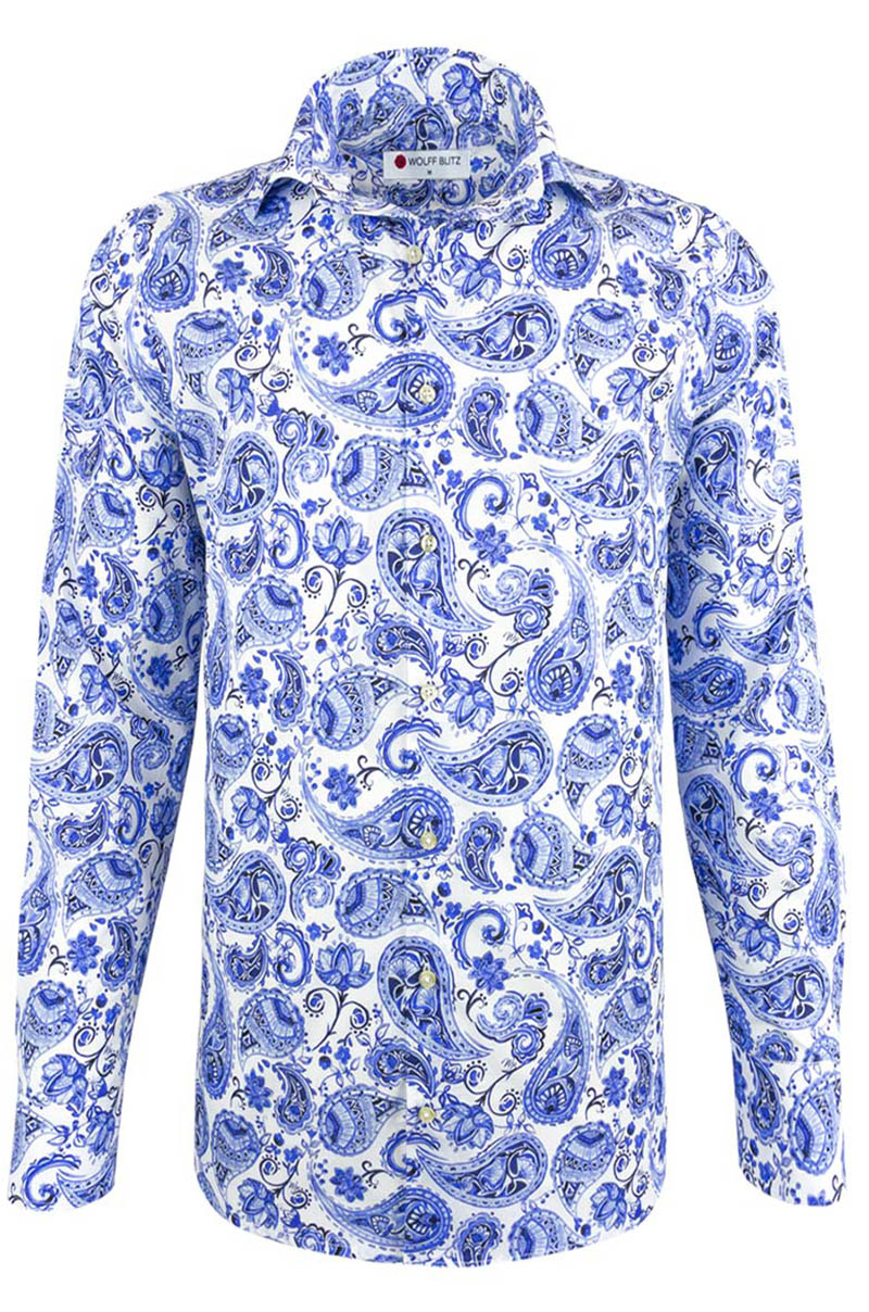 Delft Blue Paisley