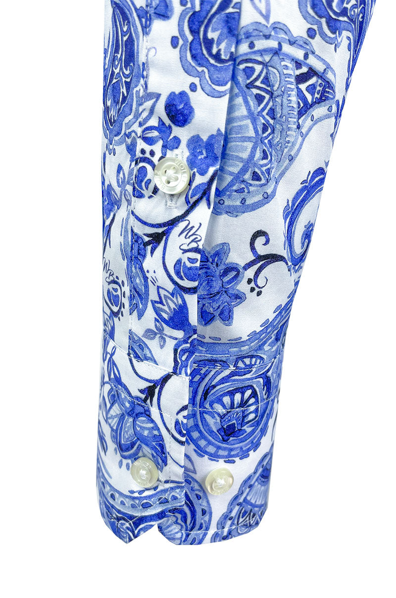 Delfts Blauw Paisley