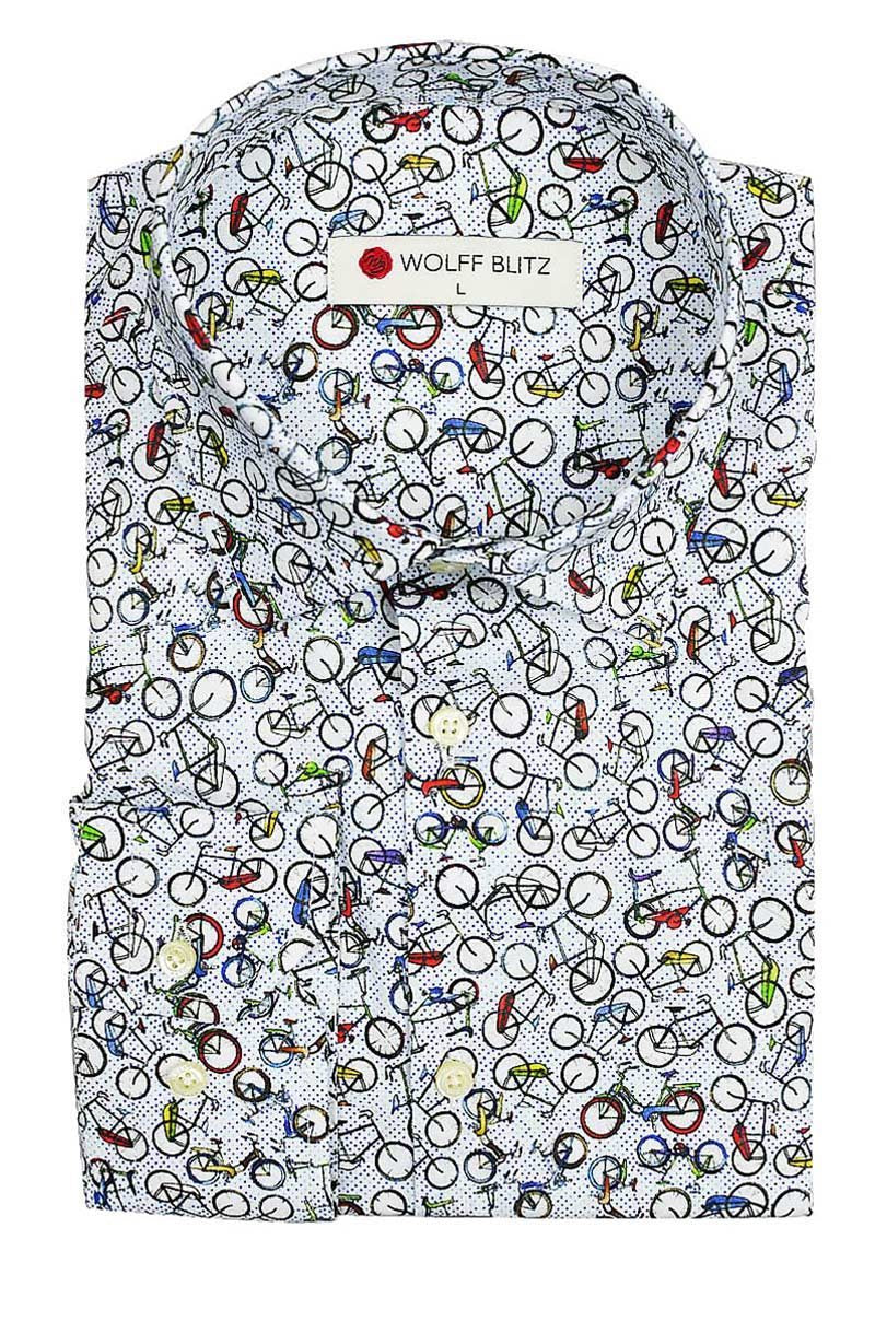 Dutch Bicycles Print Shirt