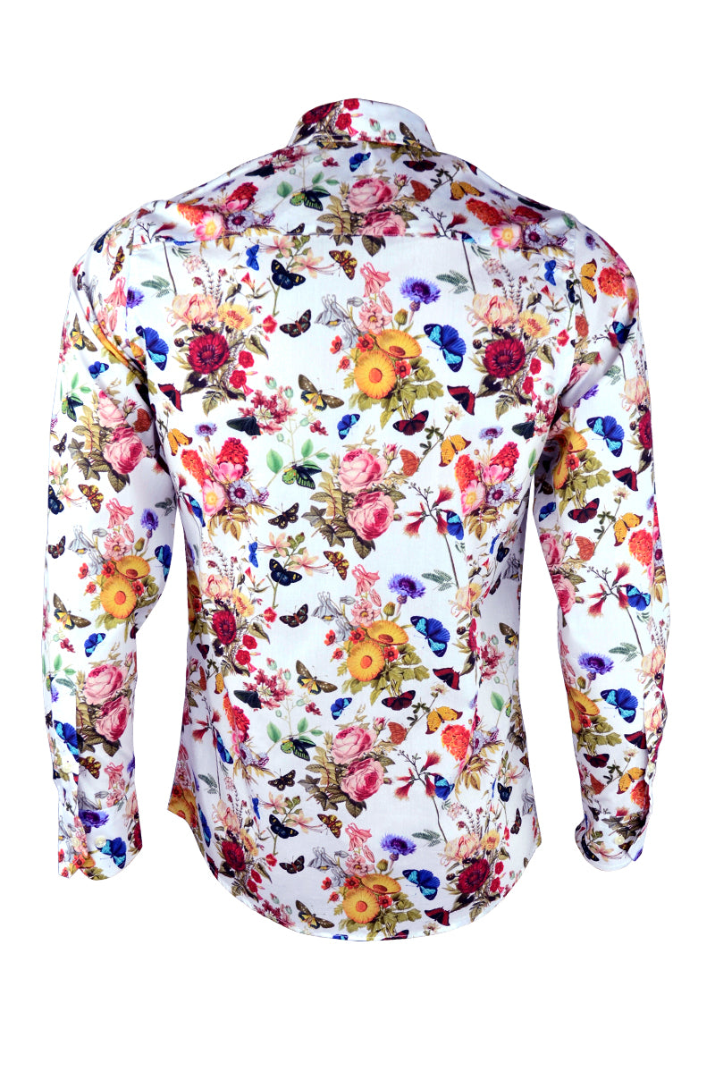 Papillon print overhemd
