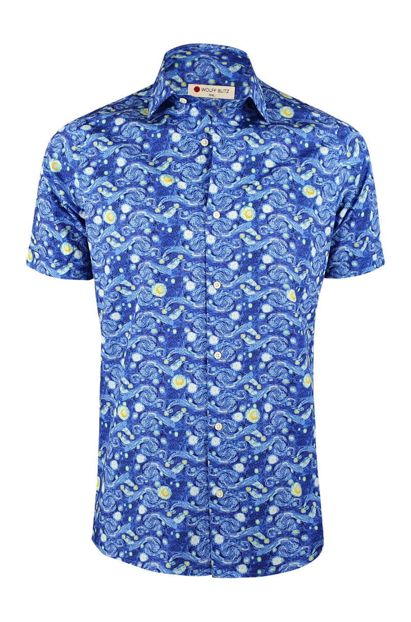 Starry Night Gogh Short Sleeve